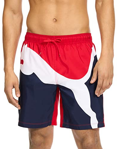 PUMA Herren Power Volley Schwimmbrett-Shorts Badehose, High Risk Red, M