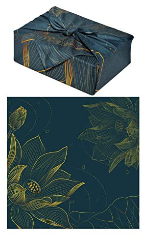 Traditionelle japanische Furoshiki-Geschenktasche, für Mittagessen oder Bento, dekorative Tischdecke – A30
