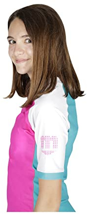 Mares Seaside Shield Youth; Maglia Rashguard Protettiva a Maniche Corte - Ragazzi, Rosa, XS