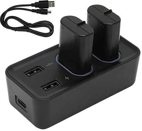 Charger for Xbox One Controller Battery Pack,with 2 X 800mAh USB Rechargeable Xbox One Battery Charger Station for Xbox Series X S,Accessories Kit for Xbox One