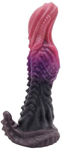 Plugs Anal Pénis Réaliste, 23cm Silicone Liquide Plug Butt Souple Conception ondulée multicouche Gode réaliste Monster Dragon Godemichés Sex toys pour Hommes Femmes