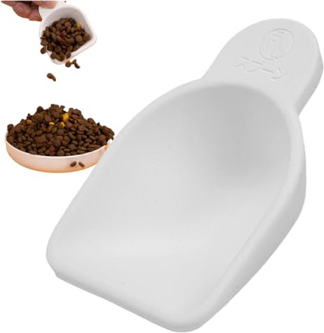 Uozonit Pelle à nourriture pour animaux de compagnie, cuillère à nourriture sèche pour chat | Verre doseur pour nourriture pour chat en terre de diatomée, gobelet doseur alimentaire absorbant