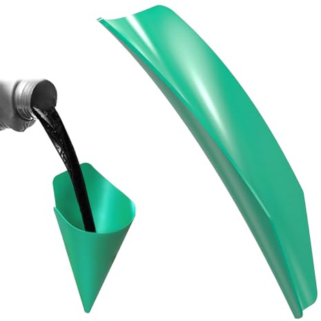 Imbuto flessibile pieghevole per olio, forma un imbuto per automotivel, strumenti flessibili di drenaggio dell'olio per cambio olio, facile da pulire