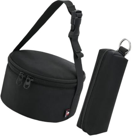 KITANDOVE Padded Singing Bowl Storage Bag with Mallet Holder Lightweight Music Bowl Carrier for Outdoor Travel and Meditation Comprehensive Organization