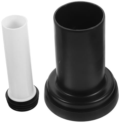 DIYEAH Tubo Scarico Wc a Parete Allungato, Raccordo Collegamento Wc Tenuta Anti-perdita, Set 2 Pezzi per Installazione e Sostituzione Sanitari Bagno