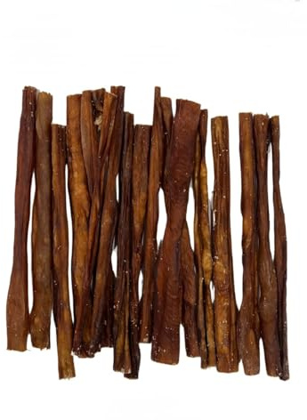 Dei NATURE Intestino di Maiale essicato 500g, Strisce da 12/15 cm circa, Snack Naturale per cani,ideale per cuccioli Adatto dieta Barf