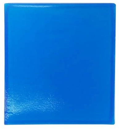 QIUYMGFG Funda Asiento Moto Funda Asiento Almohadilla de Gel para Asiento de Motocicleta, amortiguadora, cómoda y Suave.(25X25X2cm Blue)