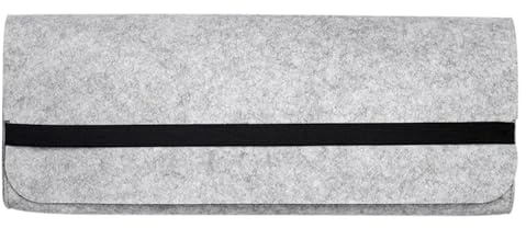 Custodia Per Tastiera Borsa for custodia for tasti 60/87/104 Custodia protettiva for tastiera del computer for in feltro Pacchetto(Light Grey,44x20x4cm)