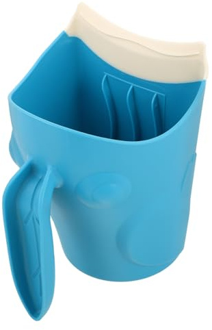 TOYANDONA Children's Shampoo Cup with Animal Design Hair Rinse Cup for Boys and Girls Bath Soft Rim Easy Pouring Toys