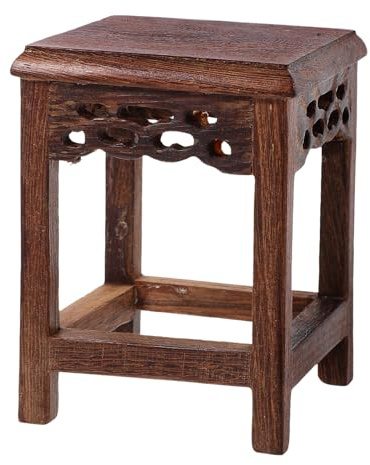 ifundom Supporto per Piante in Legno Naturale Portavasi da Interno Piedistallo per Piante da Casa Decorativo per Tavolo Leggero e Resistente