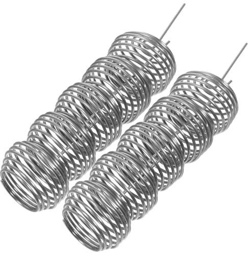 Alasum Cestas de Abono para Bonsáis de Acero Inoxidable, Reutilizables y Fáciles de Insertar Suelo para Plantas de Exterior y Hogar, Paquete de 10 Unidades