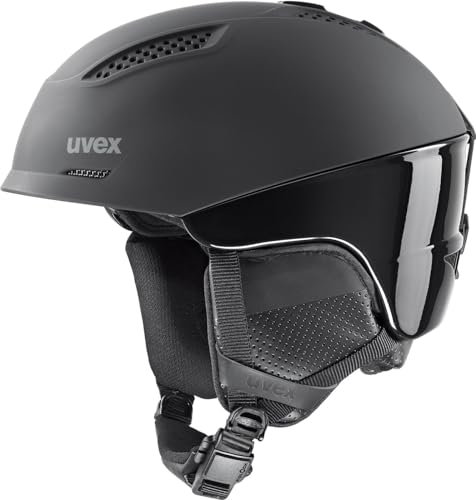 Uvex Unisex Skihelm, Kunststoff, Black Mat, 55-59 cm