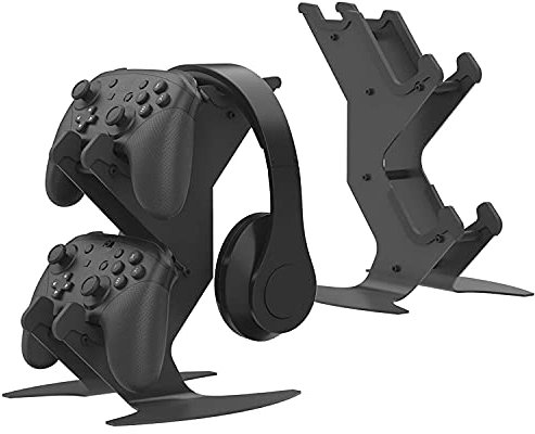 Controller Halter, Multifunktions Game Controller Headset Halterung für Xbox series x / Xbox One / PS5 / PS4 / Switch, Aluminium Metall Material Game Controller Zubehör