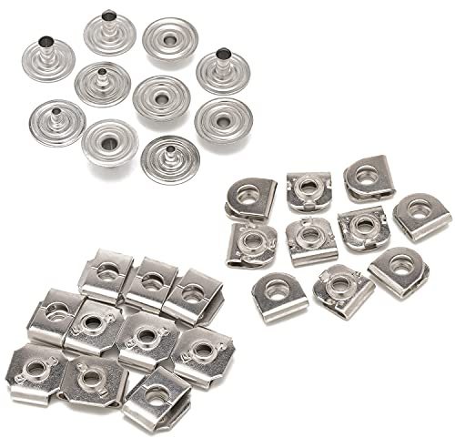 PRYM Nähfreier, nicht sichtbarer Haken und Stange, Hosenverschluss, Befestigung und Reparatur für Röcke, Jeans, Hosen und Kleider, Nähen, DIY, Kunst und Handwerk, 12,5 mm, 10 Stück