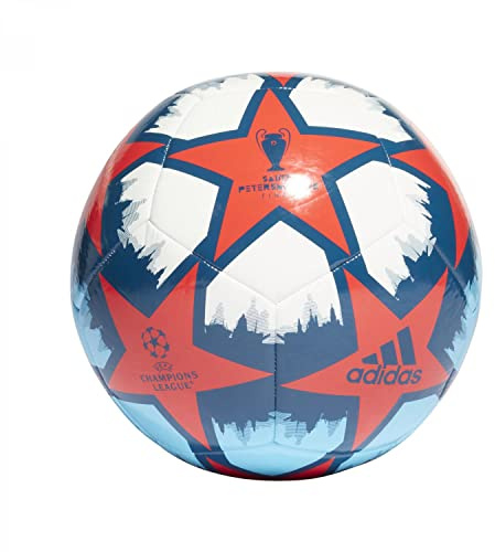 Adidas UCL Finale Club St. Petersburg Ball H57809, Unisex Footballs, Blue, 5 EU