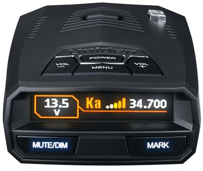UNIDEN R4 Extreme Long Range Laser/Radar Detector, Record Breaking Power, Built-in GPS with Auto Mute Control, Voice Alerts, Red Light and Radar Alerts