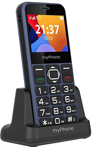 MP myPhone Halo 3 Seniorenhandy Ohne Vertrag 22 Großtastenhandy Schnurloses Telefon Schnurlos - Handy für Senioren Seniorenhandy mit Ladestation Bluetooth Kamera Notruftaste Taschenlampe
