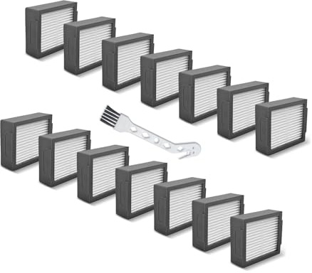 liveryde 14 Filter Kit Kompatibel mit iRobot Roomba e & i Serie, e5 e6 e7, i1 i1+, i3 i3+, i4 i4+, i5 i5+, i6 i6+, i7 i7+, i8 i8+ Zubehör Ersatzteile, 14 Hepa-Filter