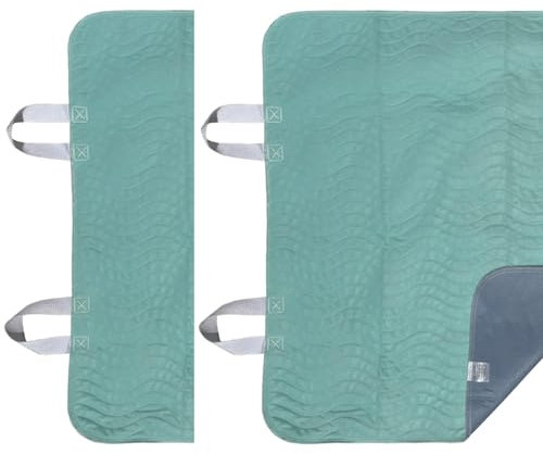 Bestzing - Inkontinenzunterlage waschbar - Inkontinenz bettunterlage - Bettunterlage wasserdicht - wasserdichte matratzenauflage - Matratzenschutz - 90x85 pack2