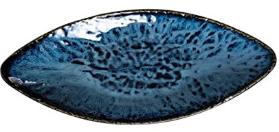 Cabilock Ceramic Sushi Plate for Household Buffet Serving Trays Ice Food Plate Design for Sushi and Sashimi