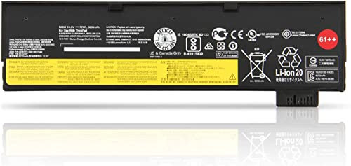 10,8 V 72WH 01AV427 01AV428 61++ 01AV490 01AV491 01AV492 Laptop-Akku, kompatibel mit Lenovo ThinkPad T470 T480 T570 T580 Business A475 A485 TP25 P51S P51S 2S 01AV: 492 01AV427 01AV428