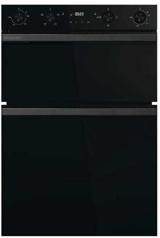 Hisense Hi6 BID914221CDBG Built In Electric Double Oven - Black - A/A Rated