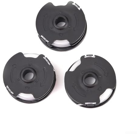 Confezione da 3 bobine di ricambio, per decespugliatore a batteria Parkside, per PRTA 20-Li C3 IAN351753, con filo di nylon, 2 x 5 metri, Ø 1,4 mm