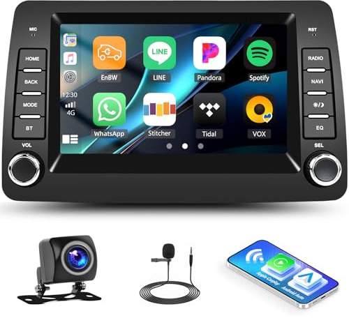 GOHHDL 2G+64G Android Autoradio per Fiat Panda 2002-2012 Carplay