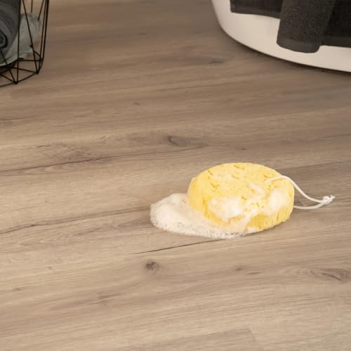 HOME DELUXE Click Vinyl Floor with Impact Sound Romia Oak Cream - 2 m² | Click Vinyl with Footstep Sound Insulation, Vinyl Floor with Sound Insulation, Click Vinyl Floor with Insulation