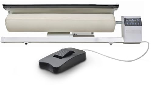 Rotary Steam Roller Ironer, Steam Press Machine, Continuous Steam Output, Foot Pedal Control, High-Pressure Heated Plate, Designed for Flat Fabrics, Suitable for Home and Commercial Use