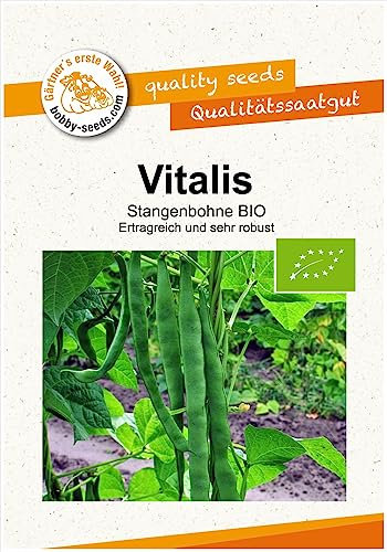 Bobby-Seeds BIO-Bohnensamen Vitalis Stangenbohne Portion