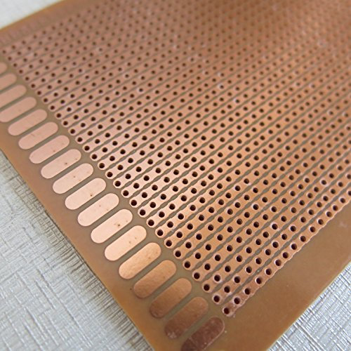 10 st/parti Stripboard Veroboard, vero, board, ensidigt, 9 x 15 cm 2,54 mm, breadboard, kretskort, prototyp, universell, Platine