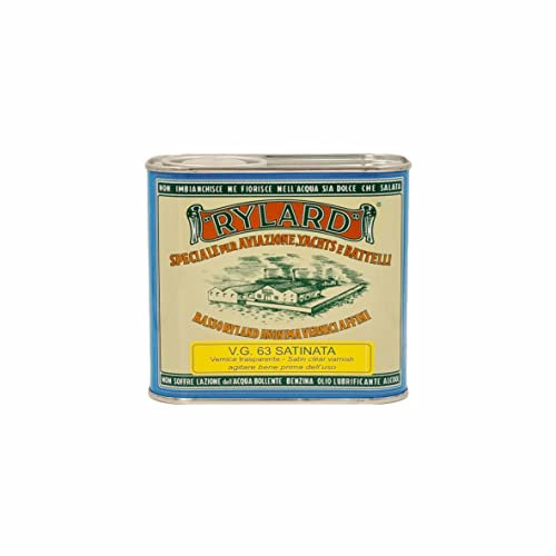 Rylard VG 63, Vernice Oleofenolica Legno Unisex Adulto, Trasparente Satinata, 500 ml