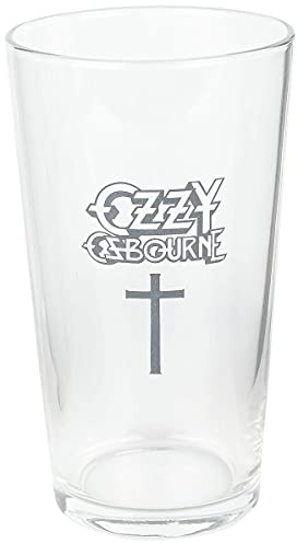 Ozzy Osbourne Ordinary Man Unisex Pint Glass Transparent, Glass,