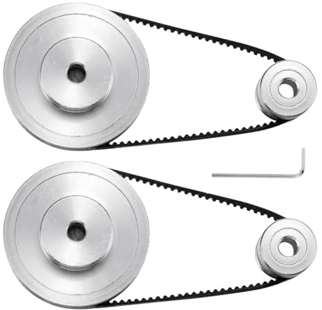 1satz Drucker Synchronrad Set Aluminium Zahnriemen Set Mit Zähnen Und Zähnen Riemen Schrauben Für Präzise Energieübertragung