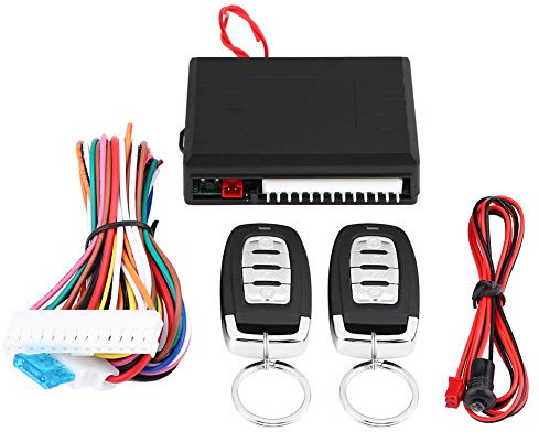 KIMISS Universal-Auto-Fernbedienungs-Zentral-Kit, Auto-Keyless-Entry-System Türschloss-Zentralverriegelungs-Fernbedienungs-Kit Universal