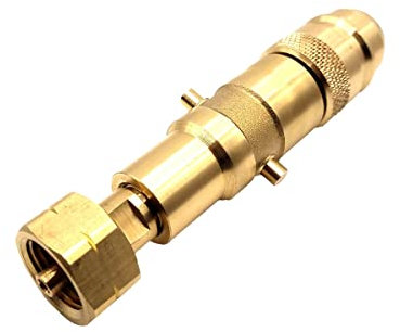 DN Autogas Parts Adattatore di ricarica per bombola di gas europeo GPL EuronZZLE e baionetta M22 da riempire in Spagna e Portogallo