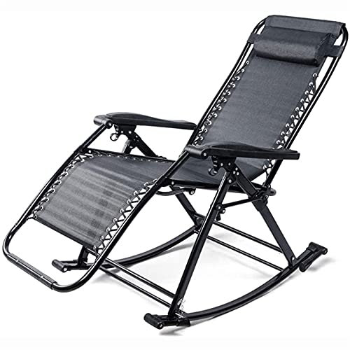 KAZUP Garten-Relax-Sessel, übergroße Chaiselongue, zusammenklappbar, verstellbar, für das Büro im Freien, Liegestuhl, Strandgarten-Chaiselongue