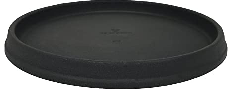 MePla Untersetzer Roma - runder Untersetzer - wetterfest - UV-beständiger Blumenuntersetzer - ø63 cm (Innen: ø56 cm) - anthrazit