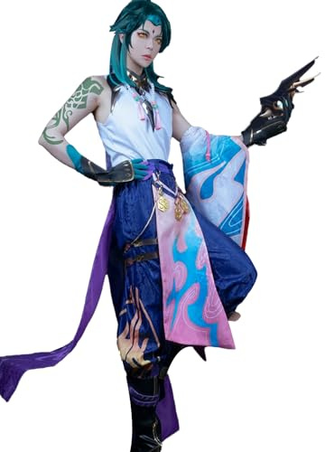 OSIAS Genshin Impact Tenue Xiao Cosplay Costume Xiao(S)