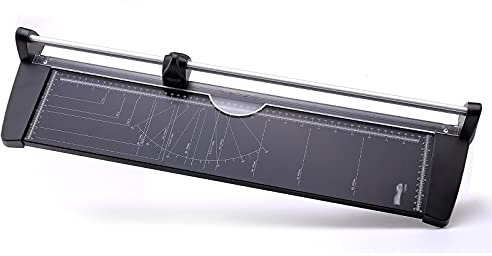 YyDDs Tragbarer Papierschneider, Guillotine-Papierschneider für Bastelpapier, Gutscheine, Etiketten und Karton Standardschneiden von A2 A3 A4 Papier