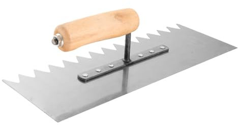 Veemoon Betonkelle Mit Holzgriff Maurerkelle Für Handwerk Zementwerkzeug Aus Kohlenstoffstahl Gartenkelle Zum Streichen Von Wänden Handkelle Für Schwere Beanspruchung Werkzeug Zum