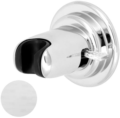 QWORK® Duschkopfhalter, Duschkopfhalterung ohne Bohren, Duschhalterung mit Starkem Vakuum-Saugnapf, Universeller Duschkopfhalter Badezimmer