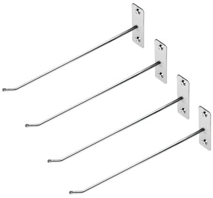 Joyan 4PCS Set di Ganci di Supporto, Porta per Appendere, Supporto per Pneumatici, Rack per Conservazione Degli Attrezzi Completo di Viti In Metallo - Supporto Ideale Per Cerchioni (20cm)