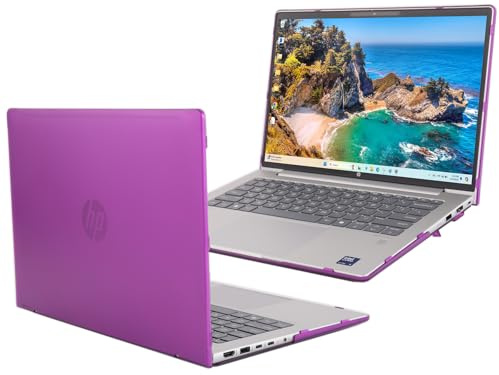 mCover Case ONLY Compatible for 2024 ～ 2025 14-inch HP ProBook 440/445 G11 Series Windows Notebook PC (NOT Fitting Any Other HP Models) - Purple