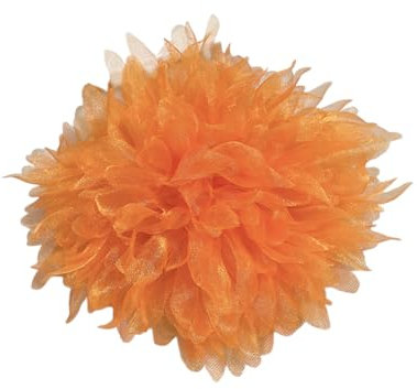 Asudaro Blumen Brosche Ansteckblume,1/4 Stück Handgefertigte große Blumenbrosche aus Stoff Große Anstecknadel aus Stoff Retro Ansteckblume für Damen, Broschenzubehör