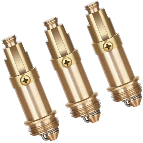 3 Pcs Pop Up Waste Internal Spring Slotted Plug Bolt, Basin Pop Up Plug, Replacement Waste, for Most Bathroom Bathtub Sink Drain Stopper