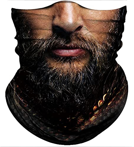 Sturmhaube Männer Mit Bart Gut Aussehend Schlauchschal Winddichter Kopfbedeckung Stirnband Bequem Bandana Für Herren Motorrad Damen