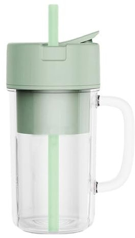 16 Blades Ice Crusher Juicer 400Ml Small Portable Juicing Cup Home Electric Blender Milkshake and Smoothie Blender,Green