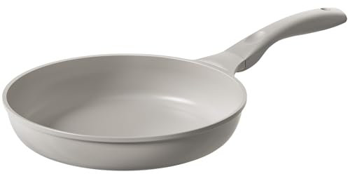 Redchef Padella In Ceramica 28cm Con Rivestimento Antiaderente, Padella Per Induzione, Padella Per Omelette, Pentole Senza PTFE & PFAS & PFOA, Resistente Ai Graffi Lavabile In Lavastoviglie, Grigia
